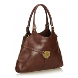 Gucci Vintage - Leather Reins Hobo Bag - Brown - Leather Handbag - Luxury High Quality