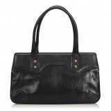 Gucci Vintage - Horsebit Leather Handbag Bag - Nero - Borsa in Pelle - Alta Qualità Luxury