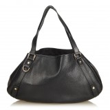 Gucci Vintage - Leather Pelham Tote Bag - Nero - Borsa in Pelle - Alta Qualità Luxury