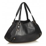 Gucci Vintage - Leather Pelham Tote Bag - Nero - Borsa in Pelle - Alta Qualità Luxury
