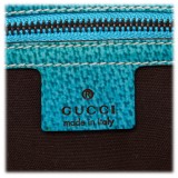 Gucci Vintage - Nailhead Jacquard Jackie Shoulder Bag - Brown - Leather Handbag - Luxury High Quality