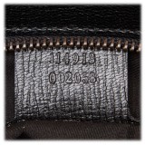 Gucci Vintage - Horsebit Leather Handbag Bag - Nero - Borsa in Pelle - Alta Qualità Luxury