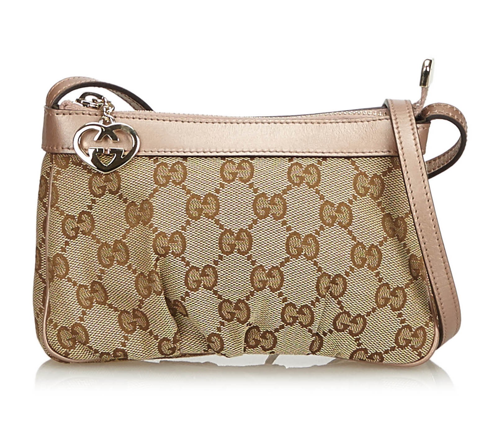 Vtg Gucci Knight Brown Tan Leather Purse Gold Chain Strap Handbag Clutch Bag  | eBay
