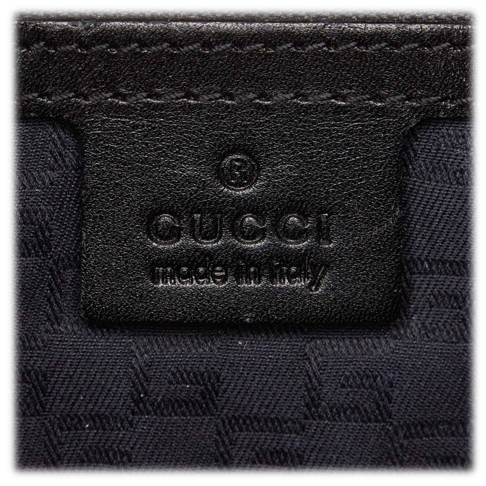 Gucci Black Canvas and Perforated Leather Reins Hobo Gucci | The Luxury  Closet