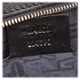 Gucci Vintage - Canvas Reins Hobo Bag - Nero - Borsa in Pelle - Alta Qualità Luxury