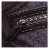 Gucci Vintage - Canvas Reins Hobo Bag - Black - Leather Handbag - Luxury High Quality