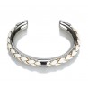 Hermès Vintage - Kyoto Tresse Cuff - Silver - Metal Bracelet - Luxury High Quality