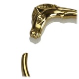 Hermès Vintage - Horse Head Bangle - Gold - Gold Bracelet - Luxury High Quality
