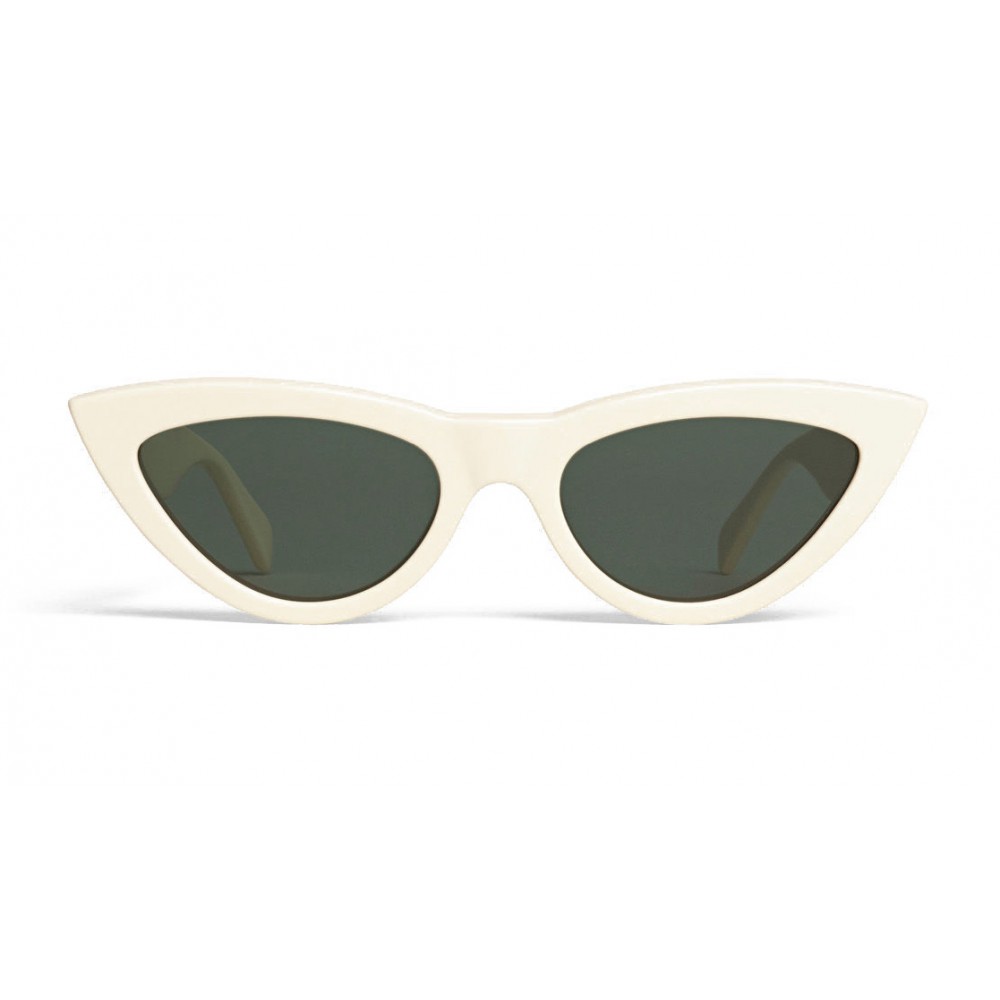 C line Cat Eye Sunglasses in Acetate White Sunglasses