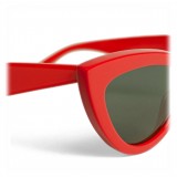 Céline - Cat Eye Sunglasses in Acetate - Red - Sunglasses - Céline Eyewear