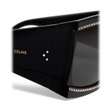 Céline - Oversized Sunglasses in Acetate with Crystals and Metal - Black - Sunglasses - Céline Eyewear