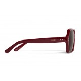 Céline - Oversized Sunglasses in Acetate - Milky Burgundy - Sunglasses - Céline Eyewear