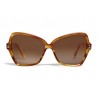 Céline - Butterfly Sunglasses in Acetate - Striped Havana - Sunglasses - Céline Eyewear