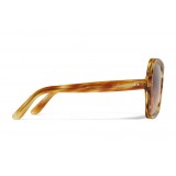 Céline - Butterfly Sunglasses in Acetate - Striped Havana - Sunglasses - Céline Eyewear