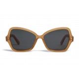 Céline - Butterfly Sunglasses in Acetate - Transparent Mustard - Sunglasses - Céline Eyewear