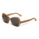 Céline - Butterfly Sunglasses in Acetate - Transparent Mustard - Sunglasses - Céline Eyewear