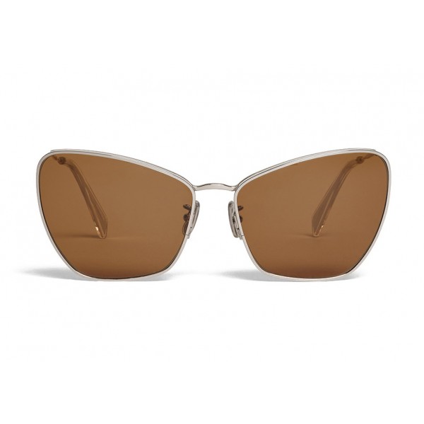 Céline - Butterfly Sunglasses in Metal - Silver - Sunglasses - Céline Eyewear