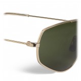 Céline - Butterfly Sunglasses in Metal 05 - Gold Green - Sunglasses - Céline Eyewear