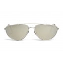 Céline - Butterfly Sunglasses in Metal 04 - Silver - Sunglasses - Céline Eyewear