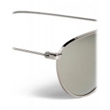 Céline - Butterfly Sunglasses in Metal 04 - Silver - Sunglasses - Céline Eyewear