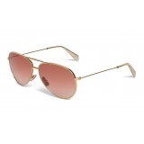 Céline - Aviator Sunglasses in Metal 02 - Gold Pink - Sunglasses - Céline Eyewear