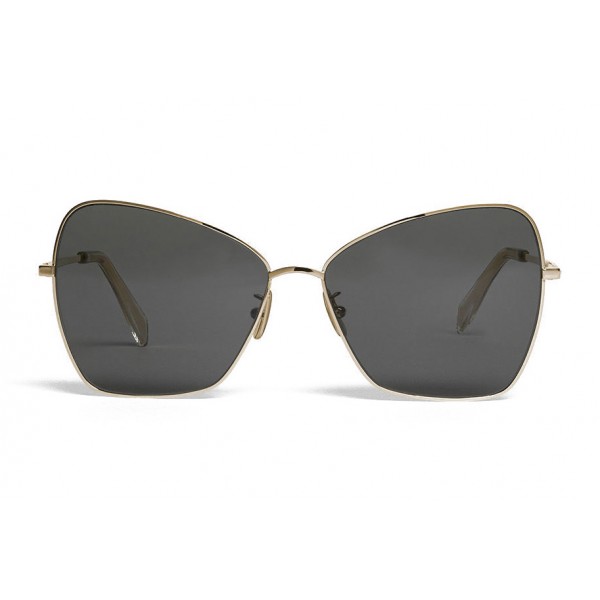 Céline - Butterfly Sunglasses in Metal - Gold Smoke - Sunglasses - Céline Eyewear