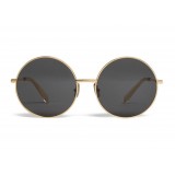 Céline - Round Sunglasses in Metal - Gold - Sunglasses - Céline Eyewear