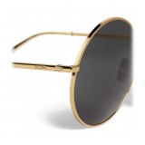 Céline - Occhiali da Sole a Rotondi in Metallo - Oro - Occhiali da Sole - Céline Eyewear