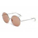 Céline - Occhiali da Sole a Rotondi in Metallo - Argento - Occhiali da Sole - Céline Eyewear