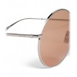 Céline - Occhiali da Sole a Rotondi in Metallo - Argento - Occhiali da Sole - Céline Eyewear