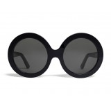 Céline - Occhiali da Sole a Rotondi in Acetato - Nero - Occhiali da Sole - Céline Eyewear