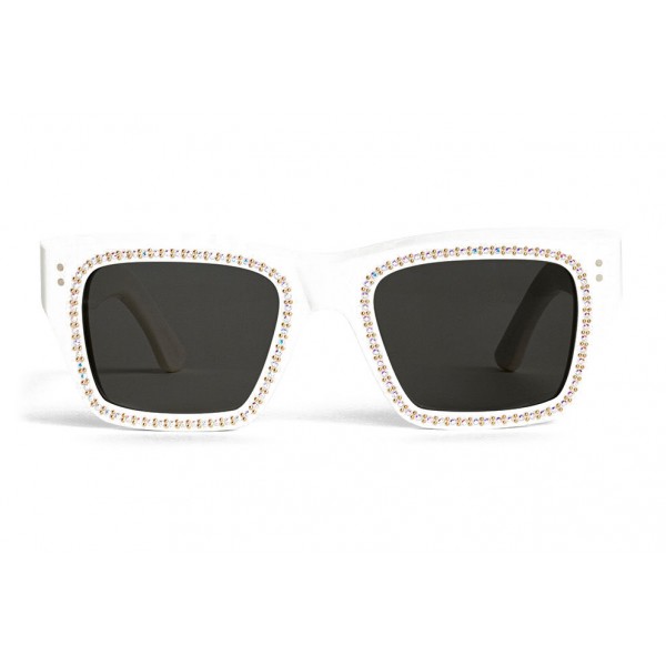 Céline - Square Sunglasses 02 in Acetate with Crystals and Metal ...