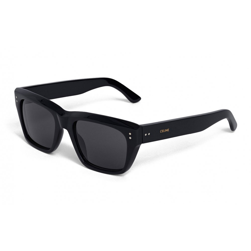 Céline - Square Sunglasses 01 in Acetate - Black Polarized - Sunglasses ...