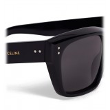 Céline - Square Sunglasses 01 in Acetate - Black Polarized - Sunglasses - Céline Eyewear