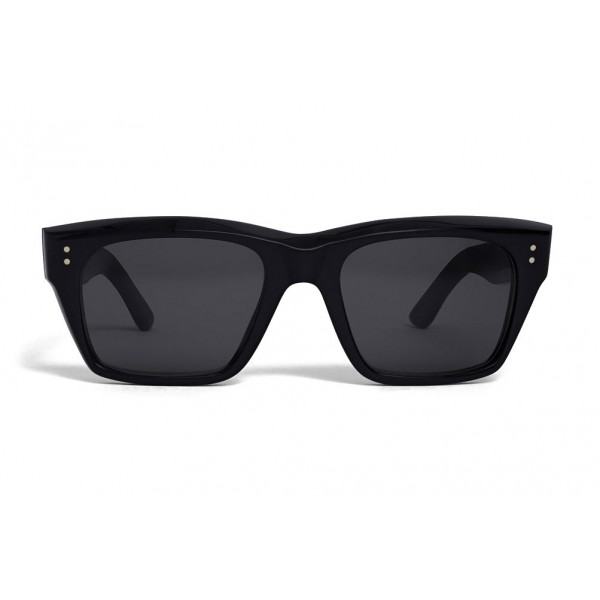 Céline - Square Sunglasses 01 in Acetate - Black Polarized - Sunglasses - Céline Eyewear