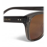 Céline - Square Sunglasses 04 in Acetate - Grey - Sunglasses - Céline Eyewear