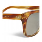 Céline - Occhiali da Sole a Quadrati 04 in Acetato - Havana Striato - Occhiali da Sole - Céline Eyewear