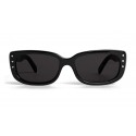 Céline - Square 08 Sunglasses in Acetate - Black Smoke - Sunglasses - Céline Eyewear