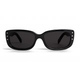 Céline - Square 08 Sunglasses in Acetate - Black Smoke - Sunglasses - Céline Eyewear