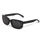 Céline - Square 08 Sunglasses in Acetate - Black Smoke - Sunglasses - Céline Eyewear