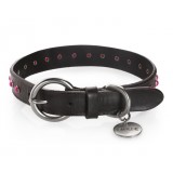 B Wilde Collection - Cabo Collar - Pink - Cabo Collection - Leather Collar - High Quality Luxury