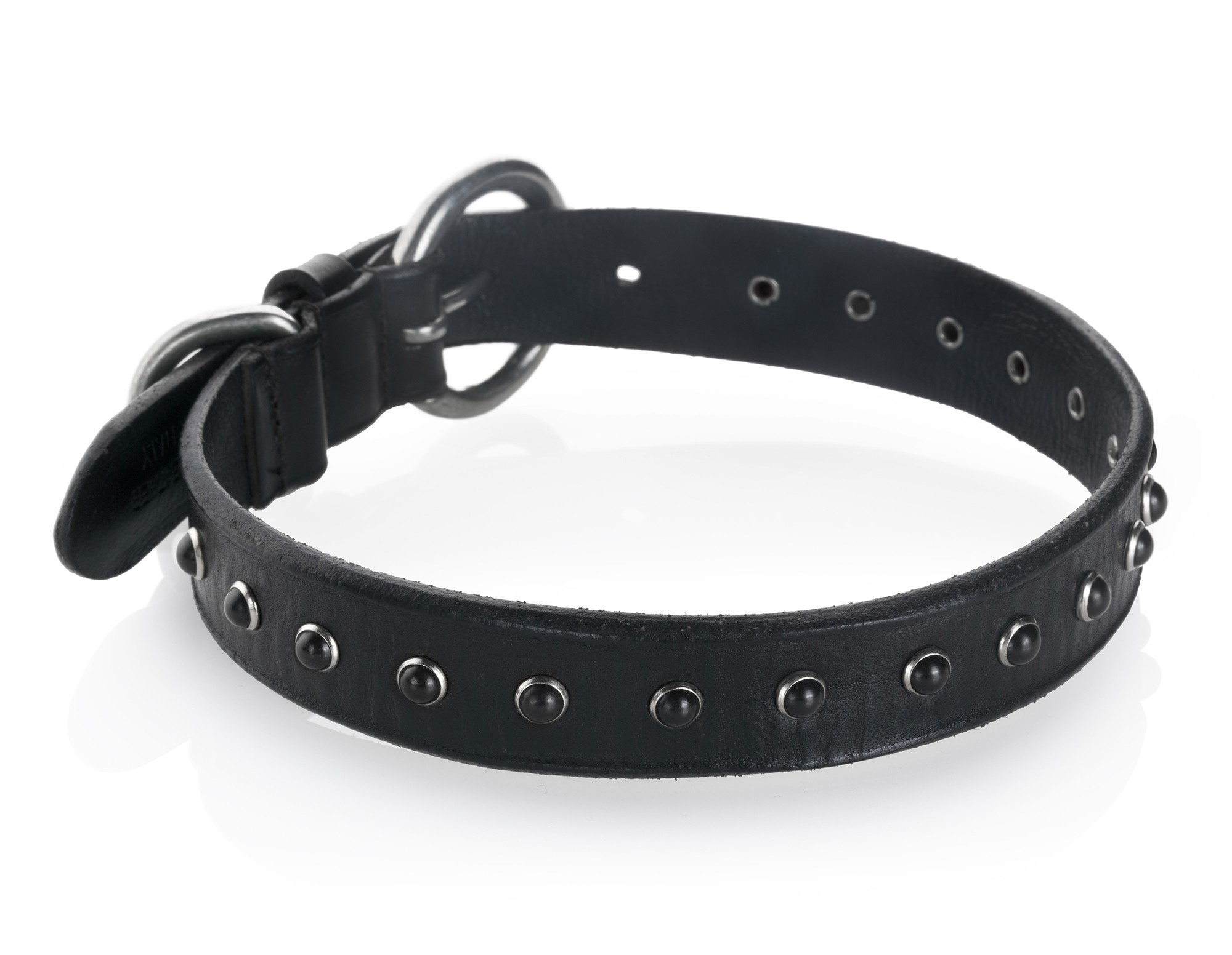 leather collar and leash set