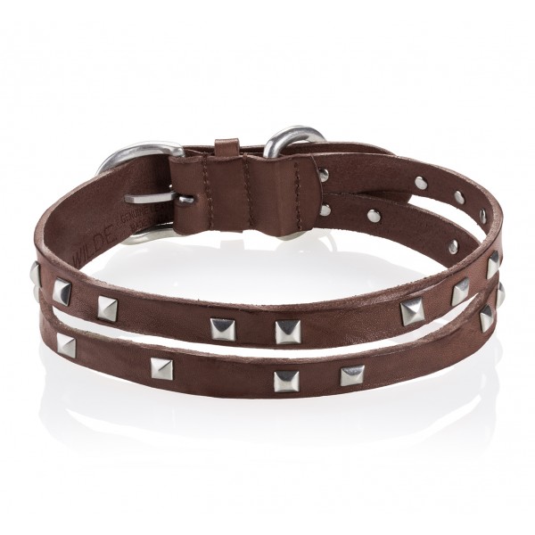 B Wilde Collection - Cairo Collar - Biscuit - Cairo Collection - Leather Collar - High Quality Luxury