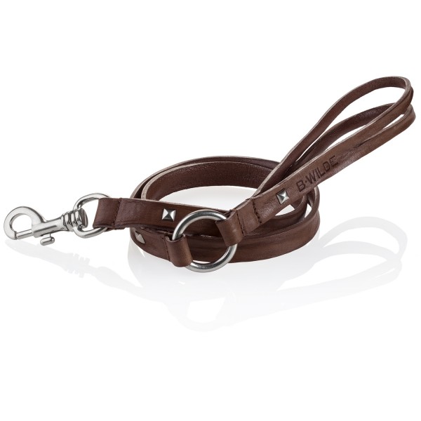 B Wilde Collection - Cairo Leash - Biscuit - Cairo Collection - Leather Leash - High Quality Luxury