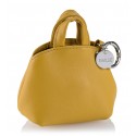 B Wilde Collection - Mini Dog Bag Dispenser - Tuscany Yellow - Wilde Collection - Leather Dispenser - High Quality Luxury