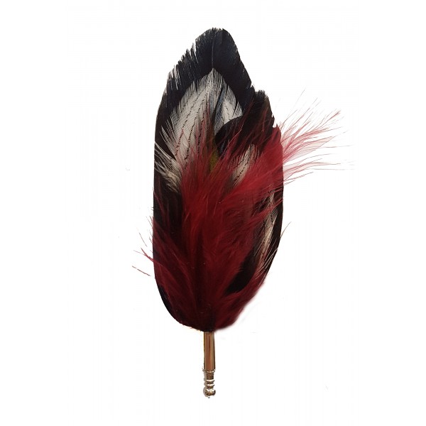 Genius Bowtie - Donatello - Black - Real Feathers Pin - Luxury High Quality Pin