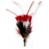 Genius Bowtie - Mozart - Black - Real Feathers Pin - Luxury High Quality Pin