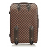 Louis Vuitton Vintage - Damier Ebene Pegase 60 Trolley - Brown - Leather Trolley - Luxury High Quality