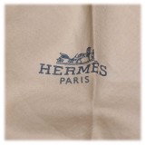 Hermès Vintage - Cotton Scarf - Marrone Beige - Foulard in Cotone - Alta Qualità Luxury