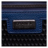 Chanel Vintage - Caviar Coco Case Trolley - Blue Navy - Leather Trolley - Luxury High Quality
